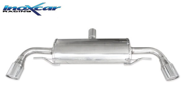 INOX CAR - POSTERIORE DUPLEX CON USCITA DIAM. 110 X-RACE AUDI TT 8J 3.2 V6 QUATTRO 250CV 2006