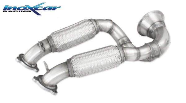 INOX CAR - TUBO SOSTITUZIONE 1 CATALIZZATORE AUDI TTRS 2.5 TFSI QUATTRO 340CV 2006