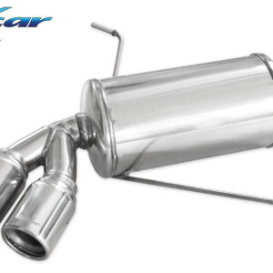 INOX CAR - POSTERIORE CON USCITA 2X DIAM.80 BMW SERIE 1 E87 116i 118i 2004