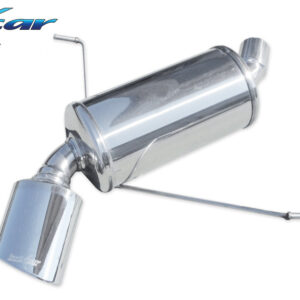 INOX CAR - POSTERIORE CON USCITA SINGOLA OVALE BMW SERIE 1 E87 116i 118i 2004