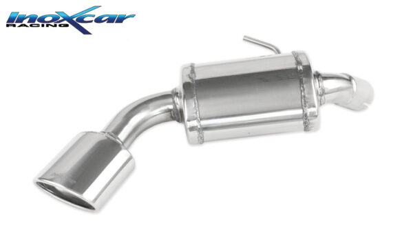 INOX CAR - POSTERIORE CON USCITA SINGOLA OVALE BMW SERIE 1 E87 120D 163CV 2004