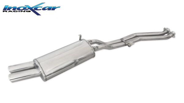 INOX CAR - POSTERIORE CON USCITA 2 X DIAM.70 RACING BMW SERIE 3 E30 325i 325X