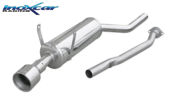 INOX CAR - POSTERIORE CON USCITA SINGOLA DIAM. 102 BMW SERIE 3 E36 318IS 140CV 1992