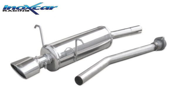 INOX CAR - POSTERIORE CON USCITA SINGOLA OVALE BMW SERIE 3 E36 320I 1992