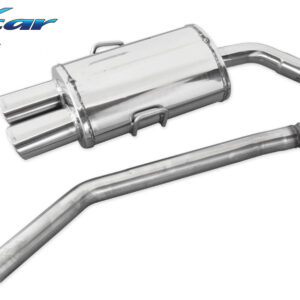 INOX CAR - POSTERIORE CON USCITA 2 X OVALE BMW SERIE 3 E36 320I 1992