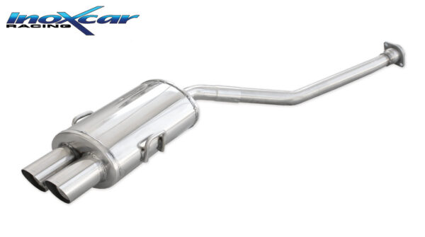 INOX CAR - POSTERIORE CON USCITA 2 X DIAM.80 RACING BMW SERIE 3 E36 323I 24V 170CV 1992