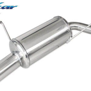 INOX CAR - POSTERIORE CON USCITA SINGOLA DIAM.80 BMW SERIE 3 E46 316TI COMPACT 116CV 2005