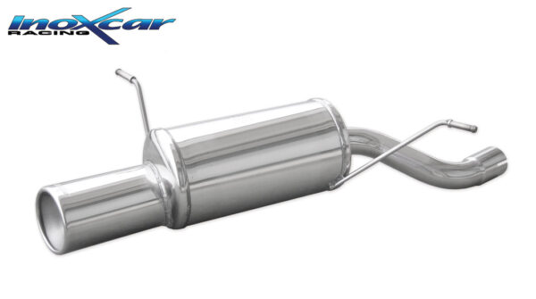 INOX CAR - POSTERIORE CON USCITA SINGOLA DIAM.102 BMW SERIE 3 E46 316TI COMPACT 116CV 2005