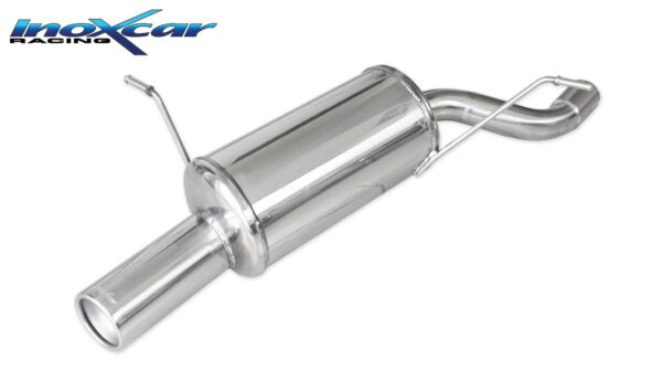 INOX CAR - POSTERIORE CON USCITA SINGOLA DIAM.80 BMW SERIE 3 E46 318TI COMPACT 143CV 2002-2005