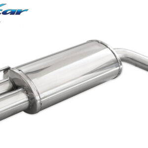 INOX CAR - POSTERIORE CON USCITA 2 X DIAM.80 RACING BMW SERIE 3 E46 320D 150CV 1999
