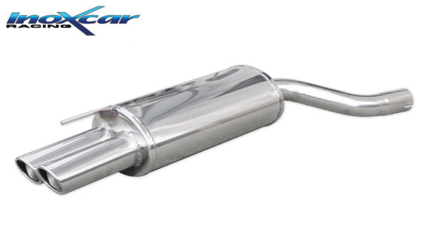 INOX CAR - POSTERIORE CON USCITA 2 X OVALE BMW SERIE 3 E46 320D 150CV 1999