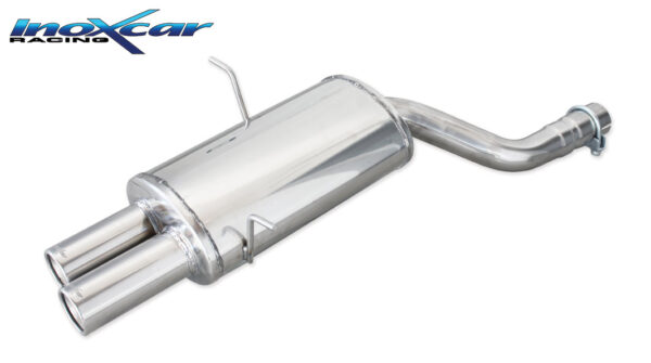 INOX CAR - POSTERIORE CON USCITA 2 X DIAM. 76 BMW SERIE 3 E46 323I-CI-XI 170CV / 328CI 193CV 98-00