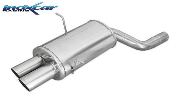 INOX CAR - POSTERIORE CON USCITA 2 X DIAM. 76 RACING BMW SERIE 3 E46 323I-CI-XI 170CV / 328CI 193CV 98-00
