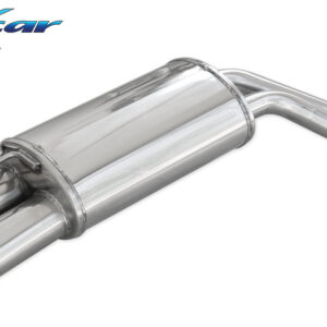 INOX CAR - POSTERIORE CON USCITA 2 X OVALE BMW SERIE 3 E46 330D 184CV 2000