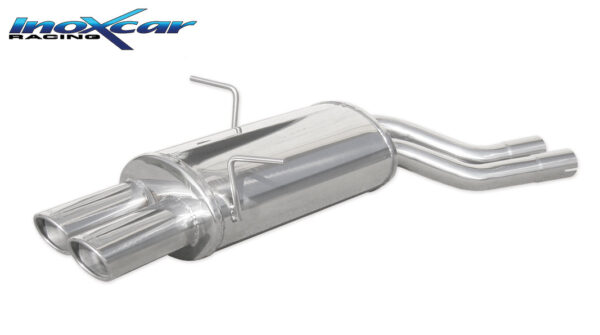 INOX CAR - POSTERIORE CON USCITA 2 X OVALE BMW SERIE 3 E46 330I-CI-XI 230CV 2000