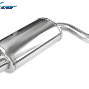 INOX CAR - POSTERIORE CON USCITA 2 X DIAM. 76 RACING BMW SERIE 3 E90 320D 163CV 2005