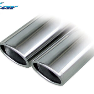 INOX CAR - POSTERIORE CON USCITA 2 X OVALE BMW SERIE 3 E36 325i 24V 192CV / 328i 24V 193CV 92-99