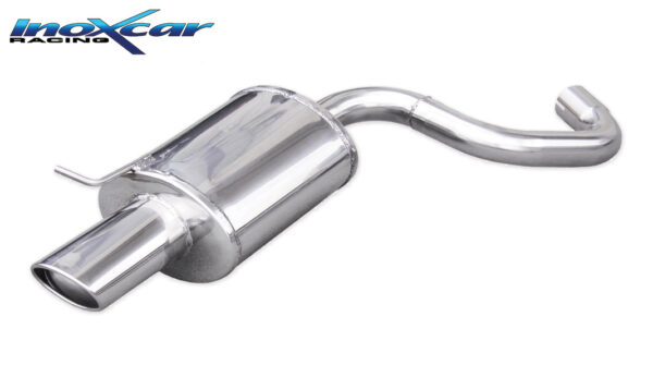 INOX CAR - POSTERIORE CON USCITA SINGOLA OVALE BMW SERIE 3 E91 TOURING 320D 177CV 2005