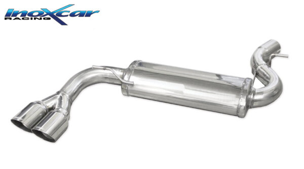 INOX CAR - POSTERIORE CON USCITA 2 X DIAM. 80 RACING BMW X3 F25 XDRIVE 20D 184CV 2011