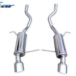 INOX CAR - POSTERIORE CON USCITA SINGOLA OVALE BMW X5 E53 3.0D 218CV 2001