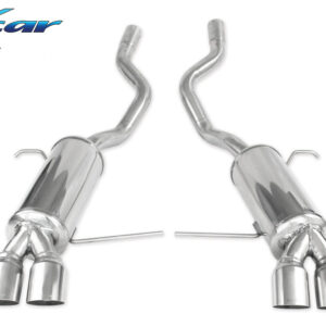 INOX CAR - POSTERIORE CON USCITA 2 x DIAM. 80 RACING DX+SX BMW X5 E53 3.0D 218CV 2001