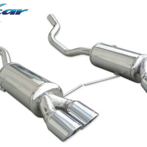 INOX CAR - POSTERIORE CON USCITA 2 x DIAM. 80 X-RACE DX+SX BMW X5 E53 3.0D 218CV 2001