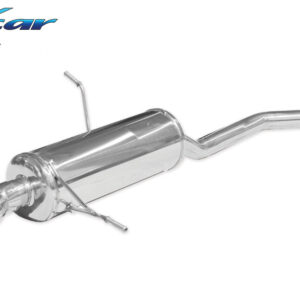 INOX CAR - POSTERIORE CON USCITA 2 X DIAM.60 RACING BMW Z3 ROADSTER 1.9 140CV 95-99