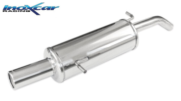 INOX CAR - POSTERIORE CON USCITA SINGOLA DIAM.80 CITROEN C3 1.1 60CV 01-08