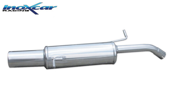 INOX CAR - POSTERIORE CON USCITA SINGOLA DIAM.102 CITROEN C3 1.1 60CV 01-08