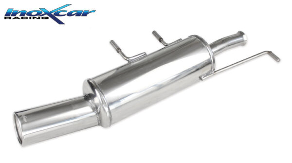INOX CAR - POSTERIORE CON USCITA SINGOLA OVALE CITROEN C4 1.6 16V 110CV 2005