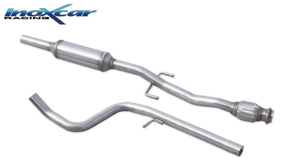 INOX CAR - TUBO CENTRALE CON SILENZIATORE CITROEN DS3 1.6 16V TURBO 155CV 2010