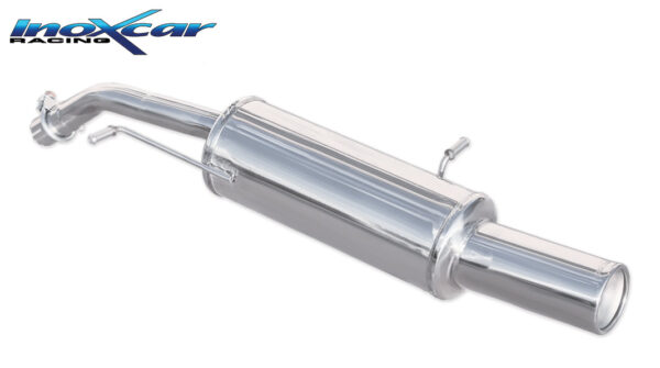 INOX CAR - POSTERIORE CON USCITA SINGOLA DIAM.102 CITROEN DS3 1.6 16V TURBO 155CV 2010