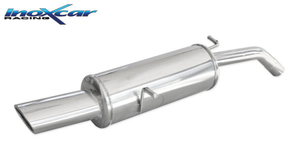 INOX CAR - POSTERIORE CON USCITA OVALE CITROEN DS3 1.6 16V TURBO 155CV 2010