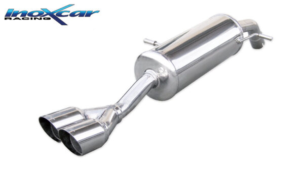 INOX CAR - POSTERIORE CON USCITA 2X DIAM. 80 RACING CITROEN DS4 2.0 HDI 163CV 2011