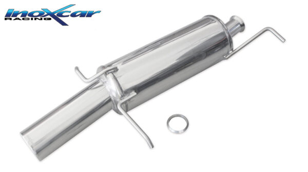 INOX CAR - POSTERIORE CON USCITA SINGOLA DIAM.102 CITROEN XSARA 2.0 16V VTS 167CV 2004