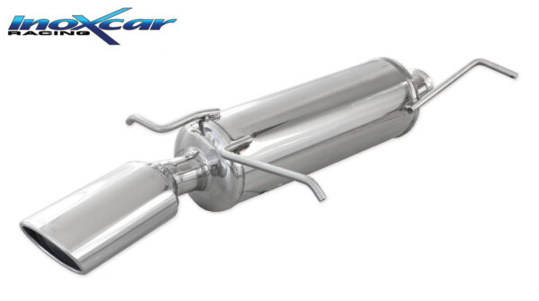 INOX CAR - POSTERIORE CON USCITA SINGOLA OVALE CITROEN XSARA 2.0 16V VTS 167CV 2004