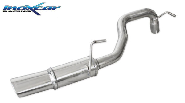INOX CAR - POSTERIORE CON USCITA SINGOLA OVALE DODGE NITRO 4.0L V6 R/T 4WD 260CV 2007