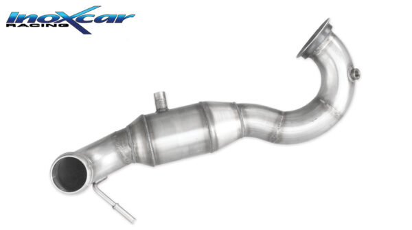 INOX CAR - TUBO SOSTITUZIONE CATALIZZATORE CON CAT. METALLICO SPORTIVO MERCEDES CLASSE A45 AMG W176 381CV 2015 / A45 AMG 2.0 360 CV 2013