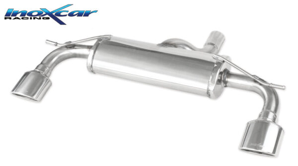 INOX CAR - POSTERIORE CON USCITA OVALE MERCEDES CLASSE A 180 CDI W176 1.5 109CV 2012-2015