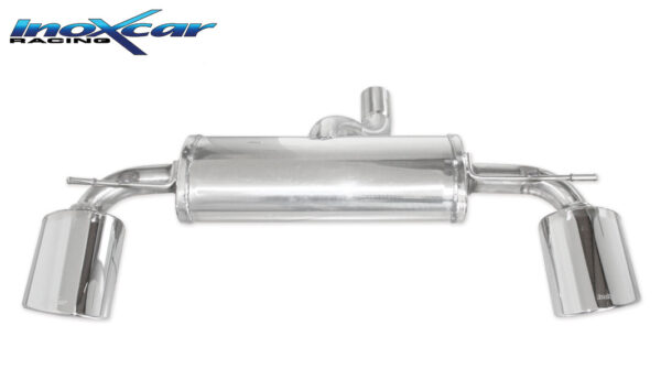 INOX CAR - POSTERIORE CON USCITA OVALE OBLIQUO MERCEDES CLASSE A250 W176 2.0 TURBO 4WD 211CV 2012-2015