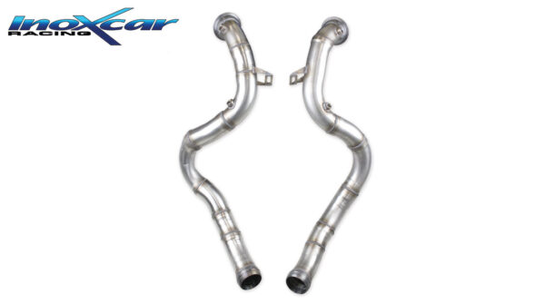 INOX CAR - TUBO SOSTITUZIONE CATALIZZATORE MERCEDES CLASSE C63S AMG W205 4.0I V8 BITURBO 510CV 2015