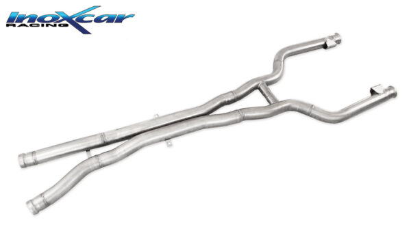 INOX CAR - TUBO CENTRALE DIRETTO MERCEDES CLASSE C63S AMG W205 4.0I V8 BITURBO 510CV 2015