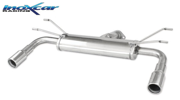 INOX CAR - POSTERIORE CON USCITA DIAM. 102 DX+SX FIAT 124 SPIDER 1.4 TURBO 140CV 2016