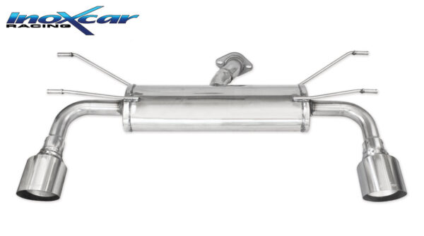 INOX CAR - POSTERIORE CON USCITA DIAM. 102 RACING DX+SX FIAT 124 SPIDER 1.4 TURBO 140CV 2016