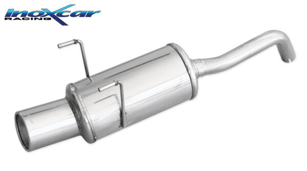 INOX CAR - POSTERIORE CON USCITA SINGOLA DIAM.102 FIAT 500 1.2 69CV 2007-2013