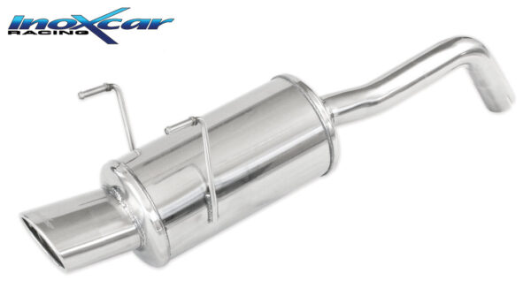 INOX CAR - POSTERIORE CON USCITA SINGOLA OVALE FIAT 500 1.2 69CV 2007-2013