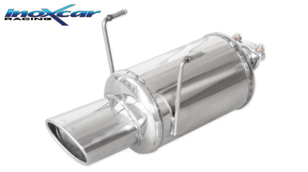 INOX CAR - POSTERIORE CON USCITA SINGOLA OVALE FIAT 500 1.2 69CV 09/2013