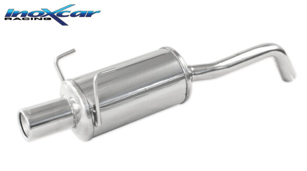 INOX CAR - POSTERIORE CON USCITA SINGOLA DIAM.80 FIAT PANDA 1.2 60CV 2003