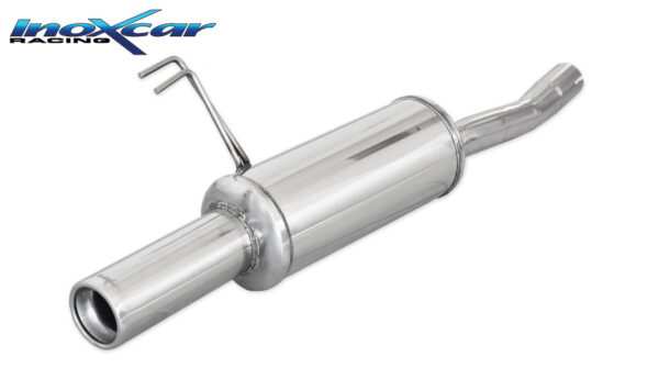 INOX CAR - POSTERIORE CON USCITA DIAM.80 FIAT PUNTO 176 1.4 GT TURBO 313CV 1999
