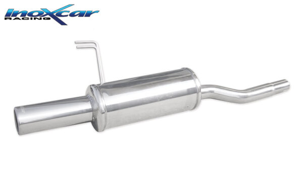 INOX CAR - POSTERIORE CON USCITA SINGOLA DIAM.80 FIAT PUNTO 176 90 1.2 16V 86CV 1999